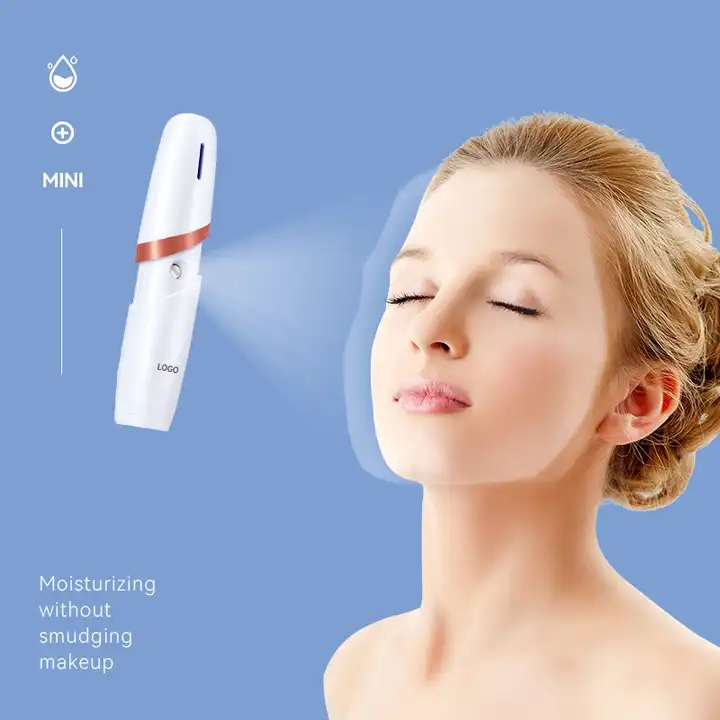 SKB-1804 Mini pulverizador elétrico portátil da névoa facial Nano do umidificador da cara para a pele hidratante 