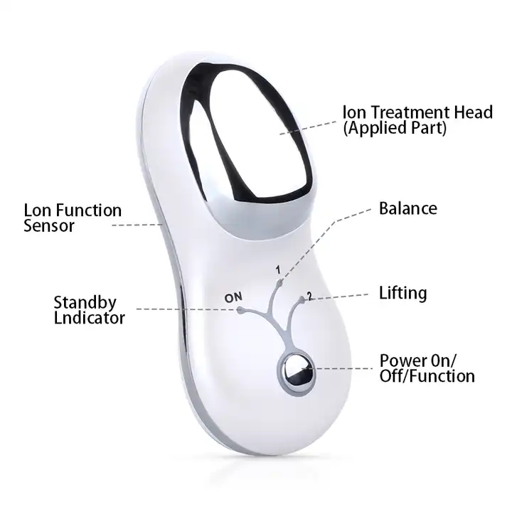 SKB-1016 Microcurrent Tratamento Facial Ion Deep Cleansing Galvanic Current Beauty Device 